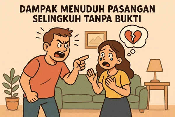 dampak menuduh pasangan selingkuh tanpa bukti