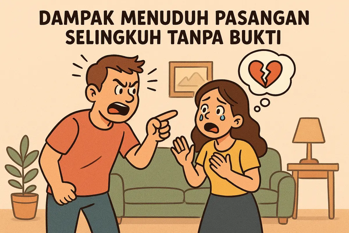 dampak menuduh pasangan selingkuh tanpa bukti