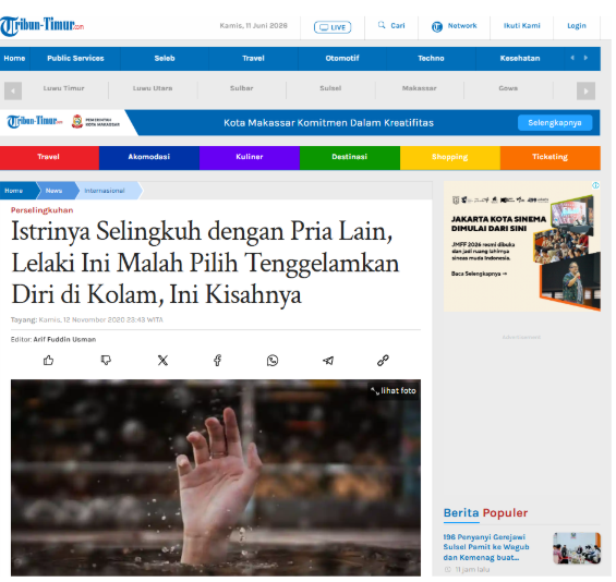 Kasus Perselingkuhan Dialami oleh Pria Inggris